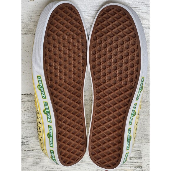 Vans Sesame Street Sneakers Yellow Big Bird Cookie Monster Men 6.5 main image 8